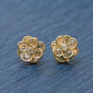 Costume Jewelry Flower Earrings for Pierced Ears
